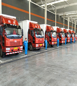 常州到石嘴山物流公司车辆展示